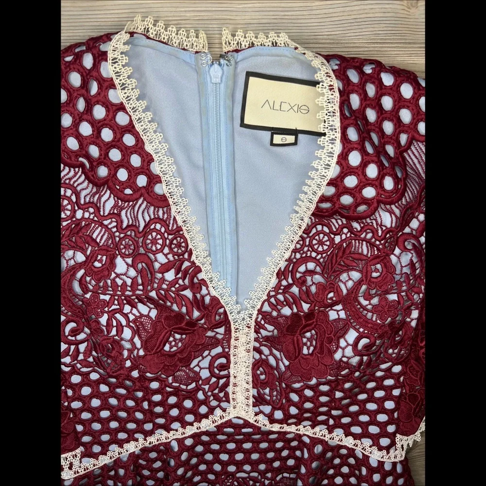 ALEXIS Kirk Lace Paneled Corded Top - Picture 9 of 9